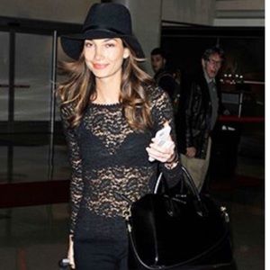 Free people long sleeve lace shirt